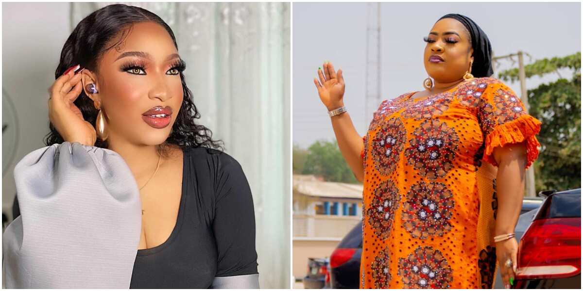 See how Tonto Dikeh dragged actress Foluke Daramola for wading into Churchill's drama