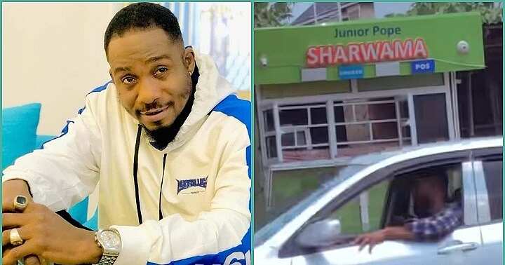 Watch trending video of Shawarma kiosk named after late actor Junior Pope
