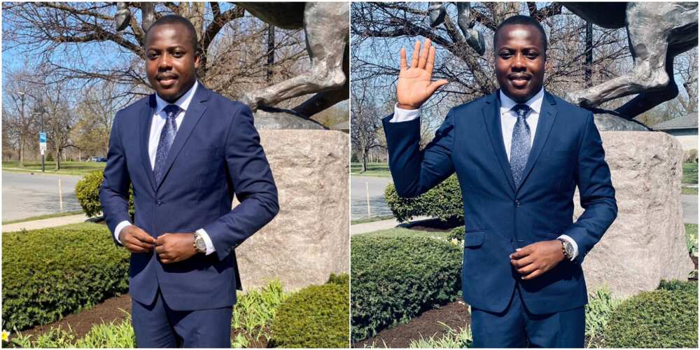 Nigerian Man Wins Big in US as He Becomes Attorney, Many Celebrate Him as Adorable Photos Go Viral Nigerian Man Wins Big in US as He Becomes Attorney, Many Celebrate Him as Adorable Photos Go Viral