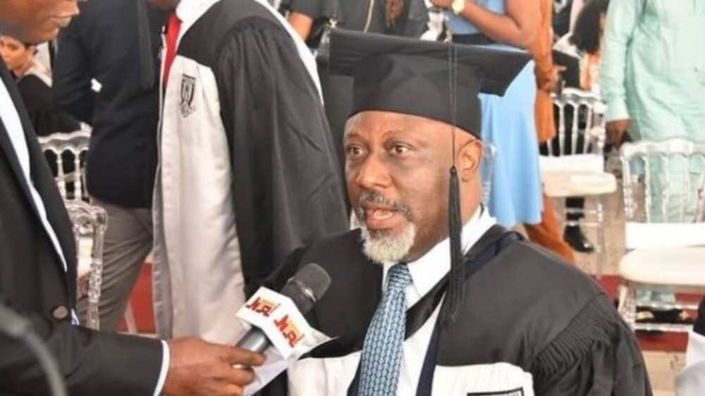 Dino Melaye Emerged as Best Graduating Student? Baze University Finally Debunks Viral Claim