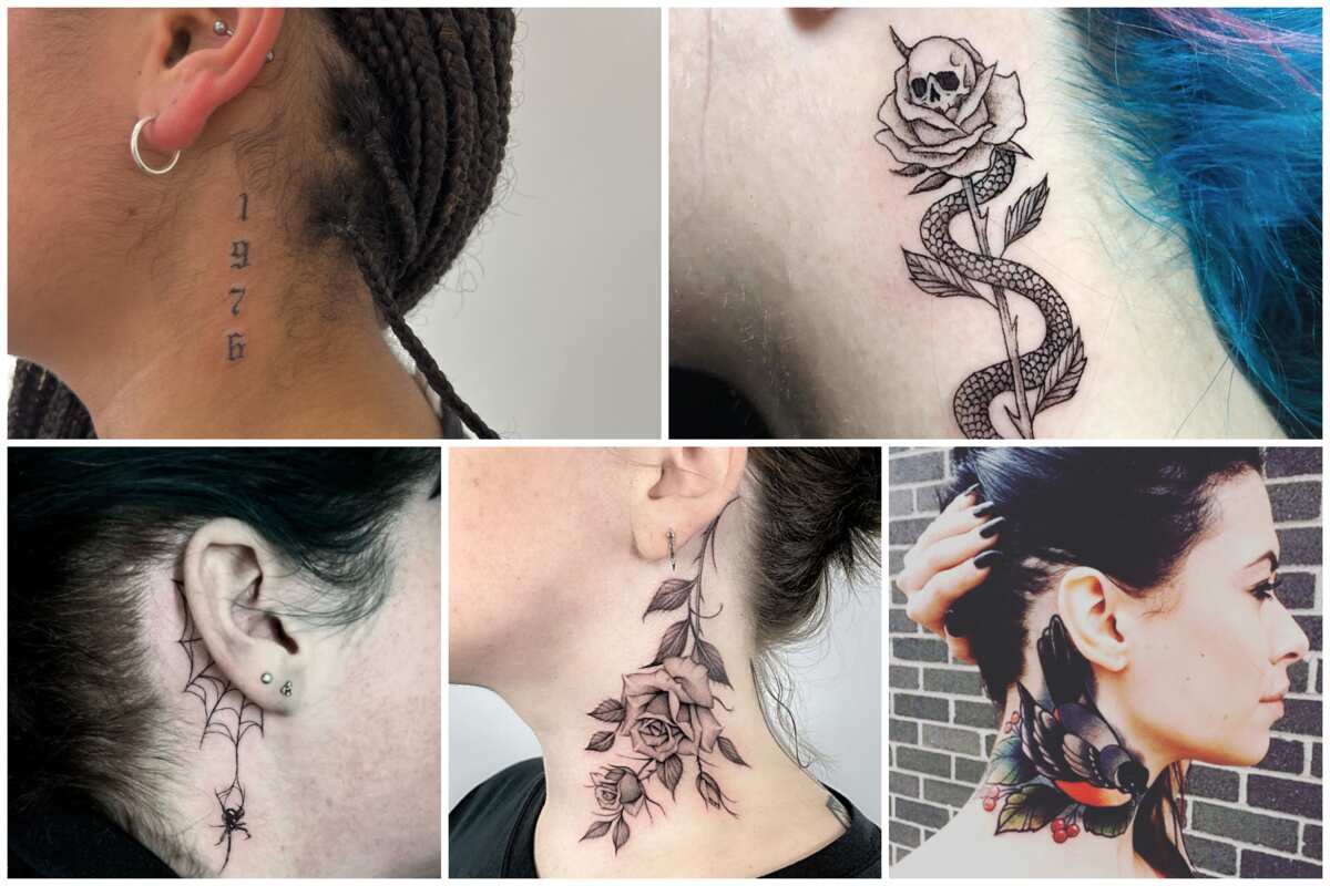 Neck Tattoos for Women  All you need to know  She So Healthy