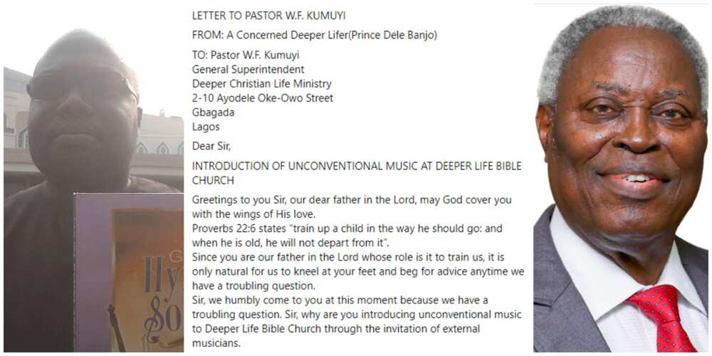 Deeper Life member calls out Pastor Kumuyi for bringing worldliness to the church, shares 'evidence' in viral open letter