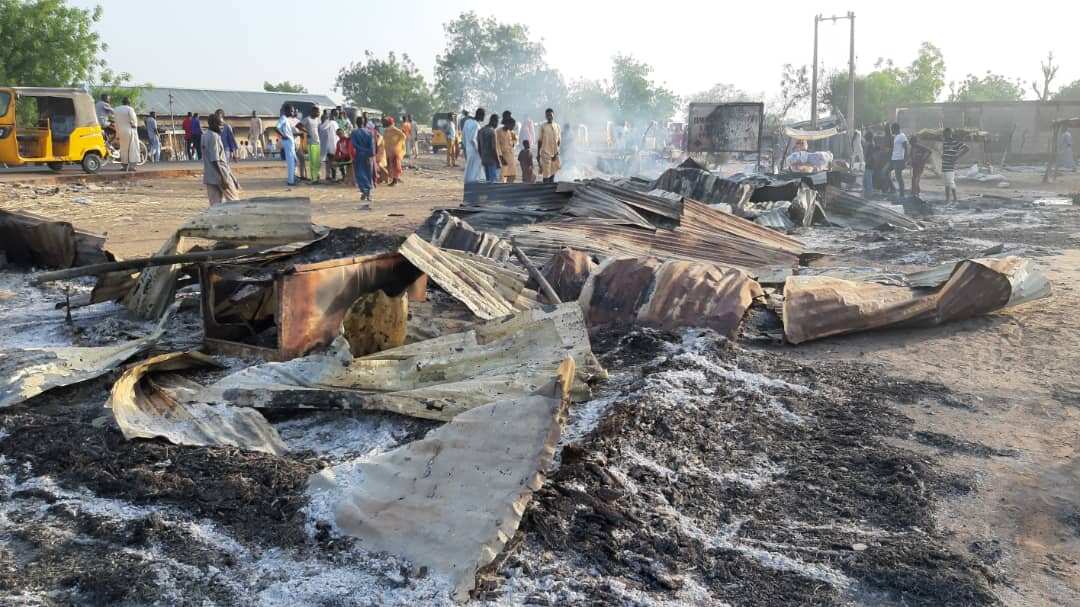 Kisa da kona gidaje: Hotunan barnar da mayakan Boko Haram suka tafka a Molai