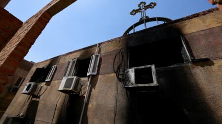 Twins, triplets among child victims of Cairo church blaze
