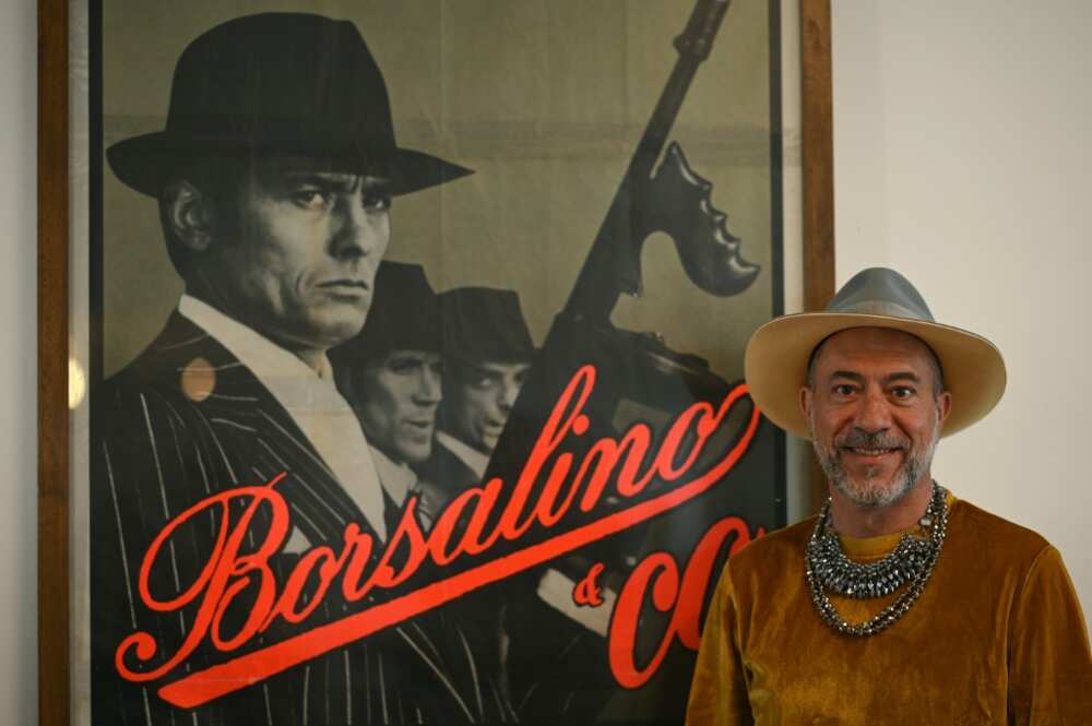 Alain Delon is one of the many movie stars to have worn a Borsalino Alain Delon is one of the many movie stars to have worn a Borsalino