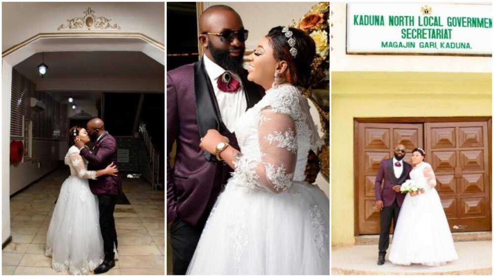 Actress Maryam Charles marries her Belgium based boyfriend in style