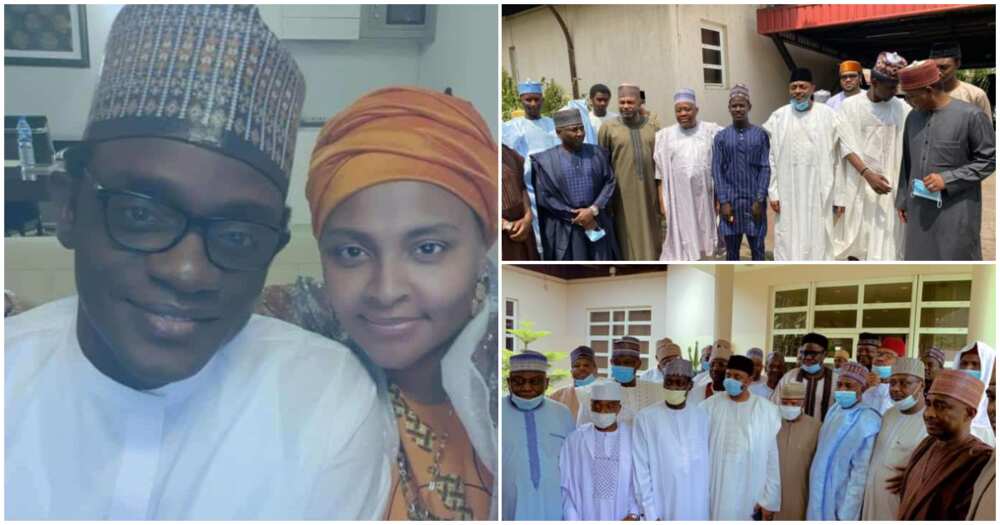 Yobe state governor Mai Mala Buni marries late Sani Abacha’s daughter, photos emerge