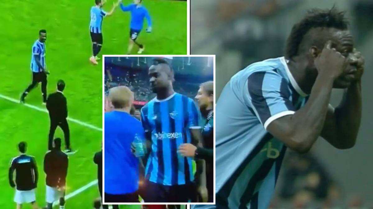 Balotelli scores superb goal, celebrates in front of coach who called him brainless in 2013 (moment captured on camera)