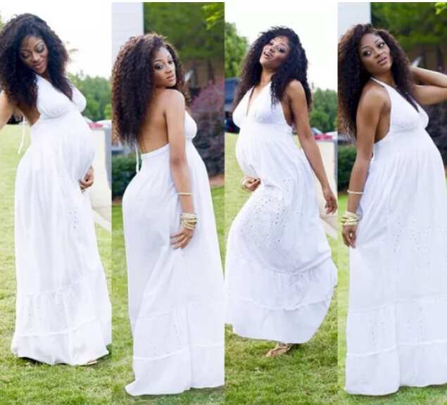 30+ stylish Aso Ebi styles for pregnant women: Flaunt your baby bump in  style 