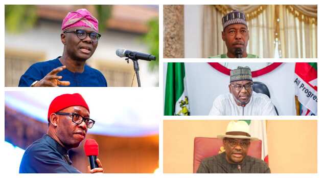 Best five governors