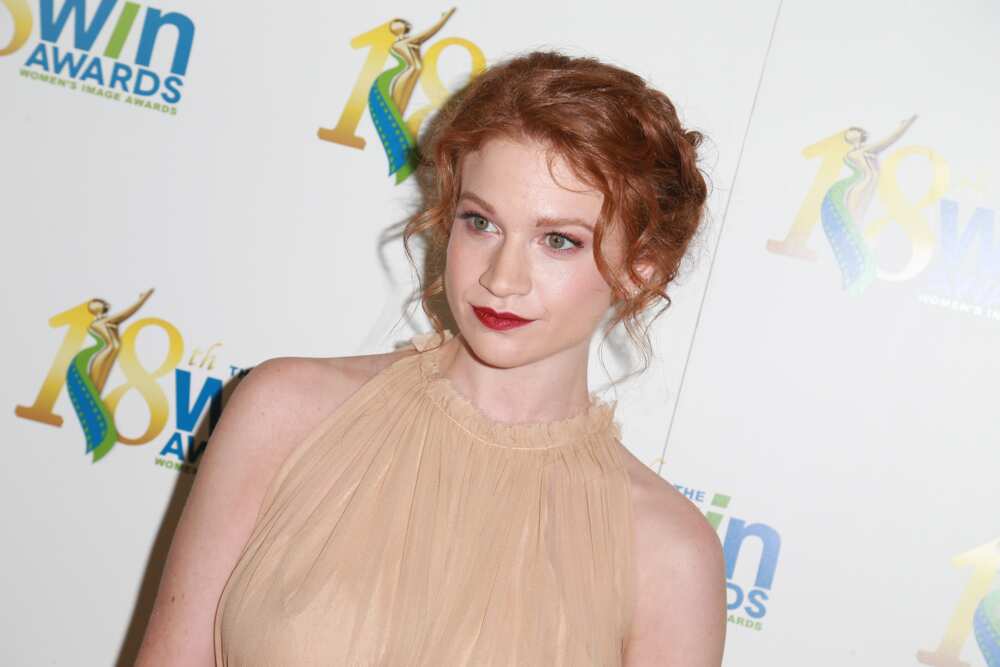 Actress Sarah Hay arrives at the 18th Annual Women's Image Awards
