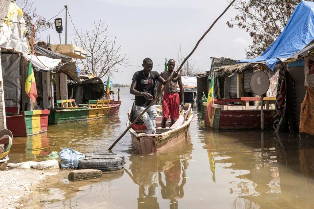 Floods wash away salt industry and tourism at Senegal's 'Pink Lake'