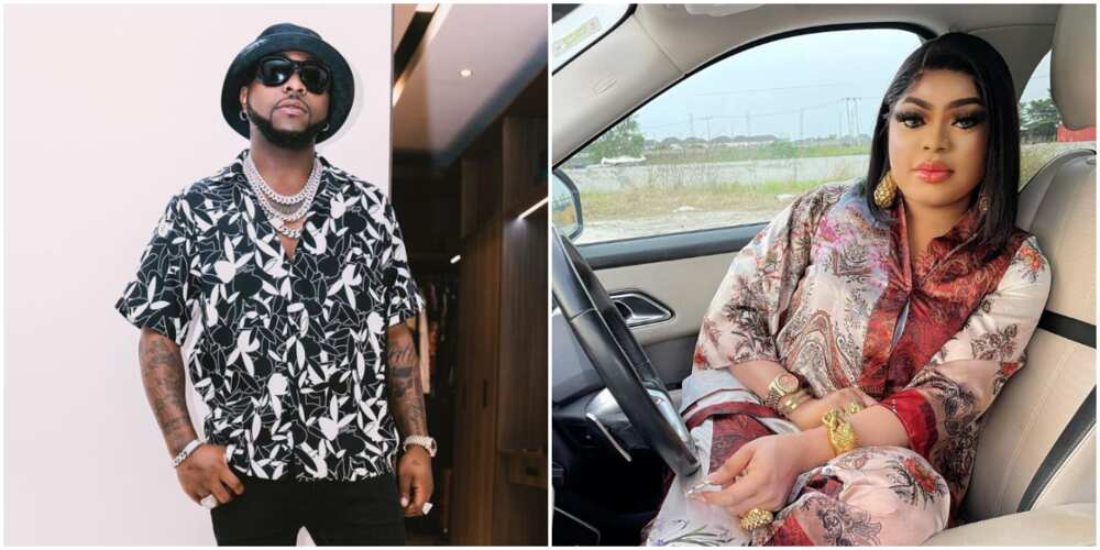 Bobrisky tried to gain Davido's attention