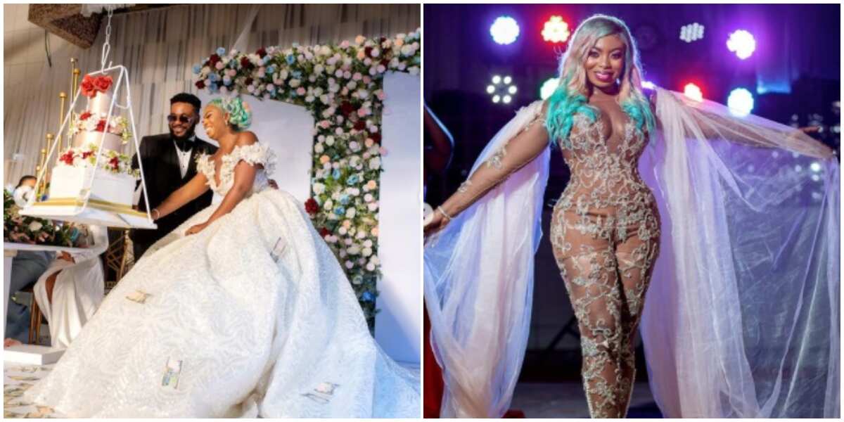 Wedding fashion: Beautiful bride stuns in bold and unique style, sports green hairdo