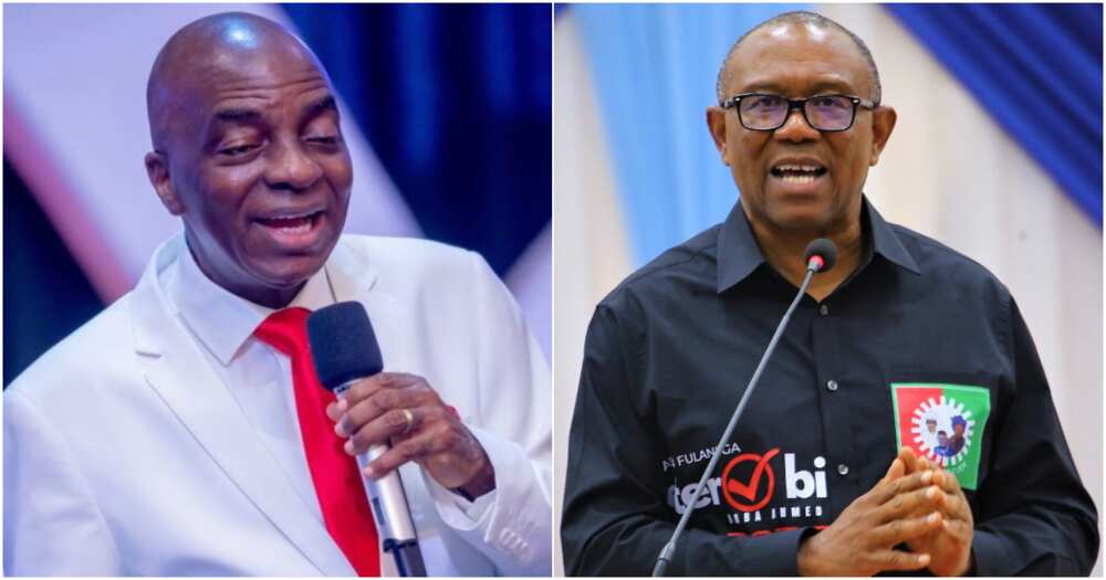 Bishop David Oyedepo, founder of Winners Chapel, Peter Obi, Labour Party, 2023 election