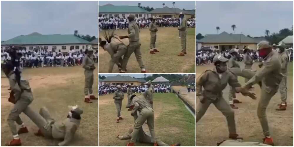 Video Shows Female Corps Members Displaying Amazing Fighting Skills as They Combat & Defeat Male Counterparts