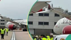 Tension as British Airways and Virgin Atlantic planes collide, video emerges