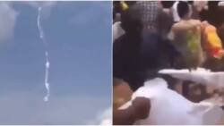 Garment of Holy Spirit: Reactions trail video of Ondo residents fighting over robe that falls from the sky