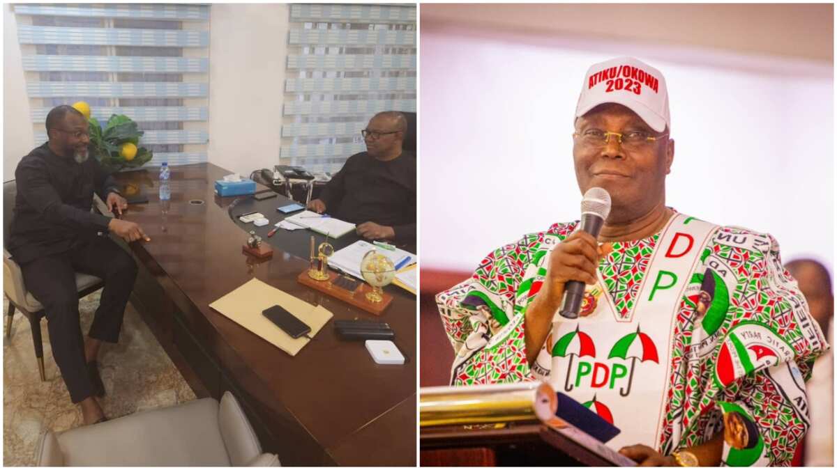 Photo: Trouble for APC as PDP chieftain meets Peter Obi, reveals Atiku's plan