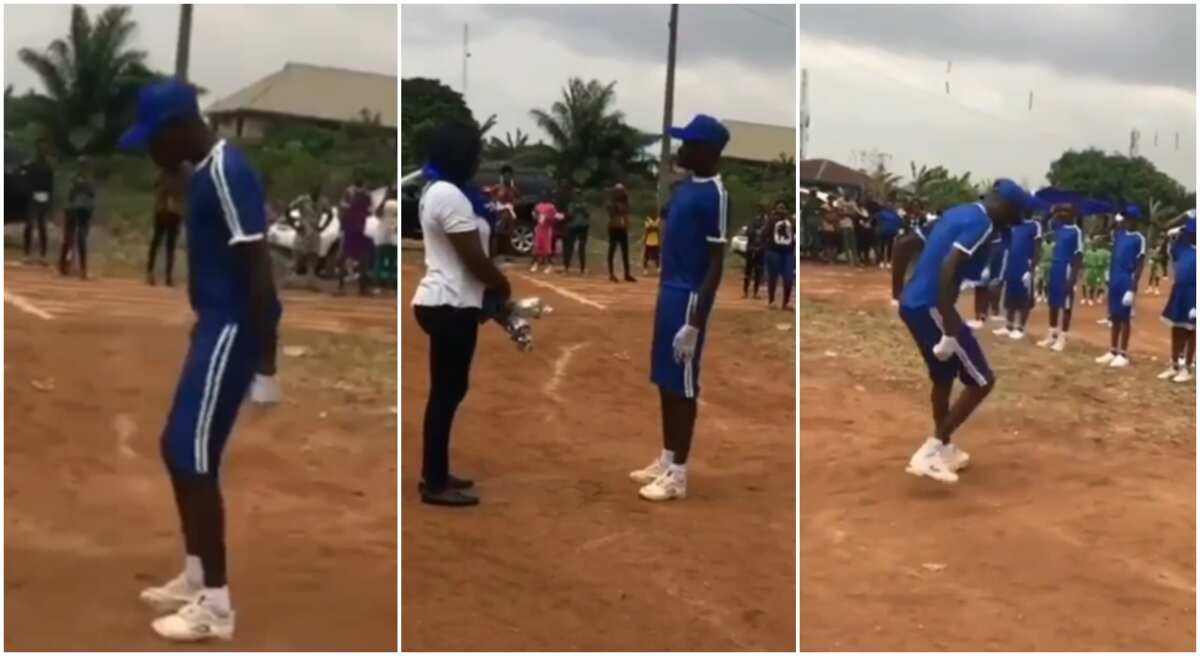 Na Quarrel? Boy in Blue Causes Stir at Inter-House Sports, His March-Past  Looks Like Dance in Stunning Video 