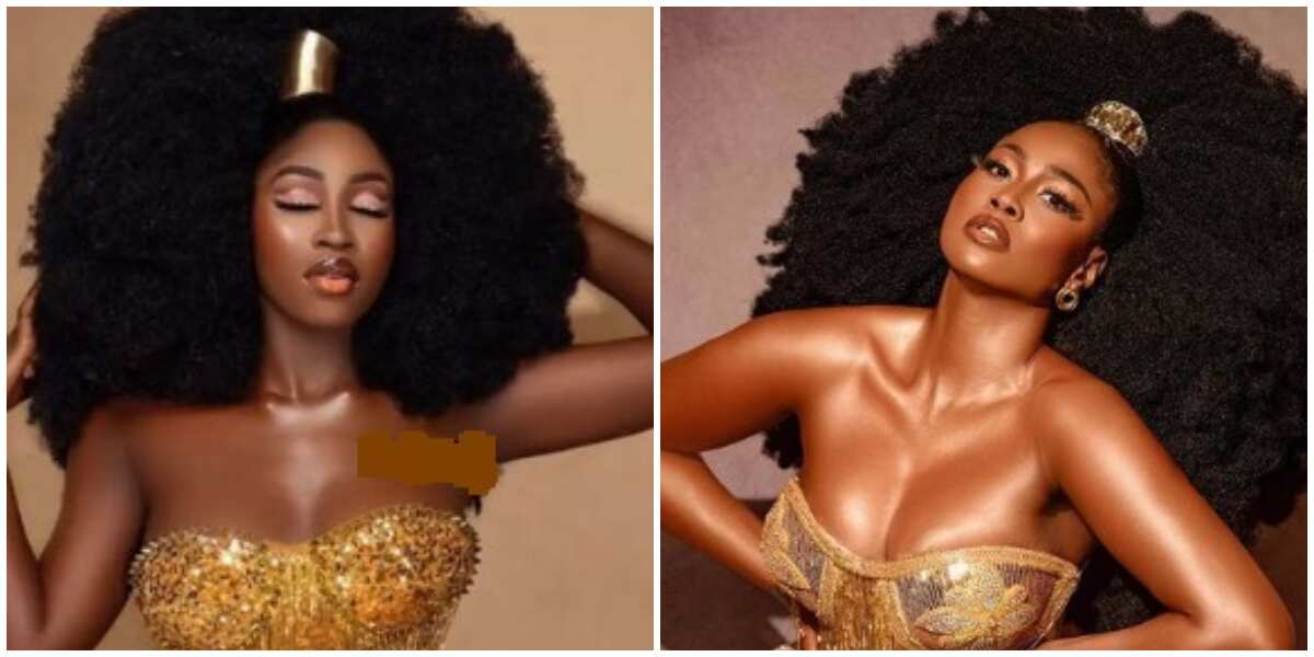 Fashion lovers impressed as lady replicates actress Lilian Afegbai's birthday look