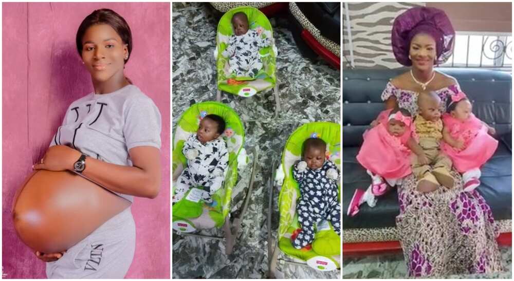Ify flaunts her baby bump and the triplets she welcomed to the admiration of Nigerians.