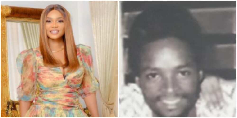 Iyabo Ojo shares throwback photo of her late dad, says she looks like him