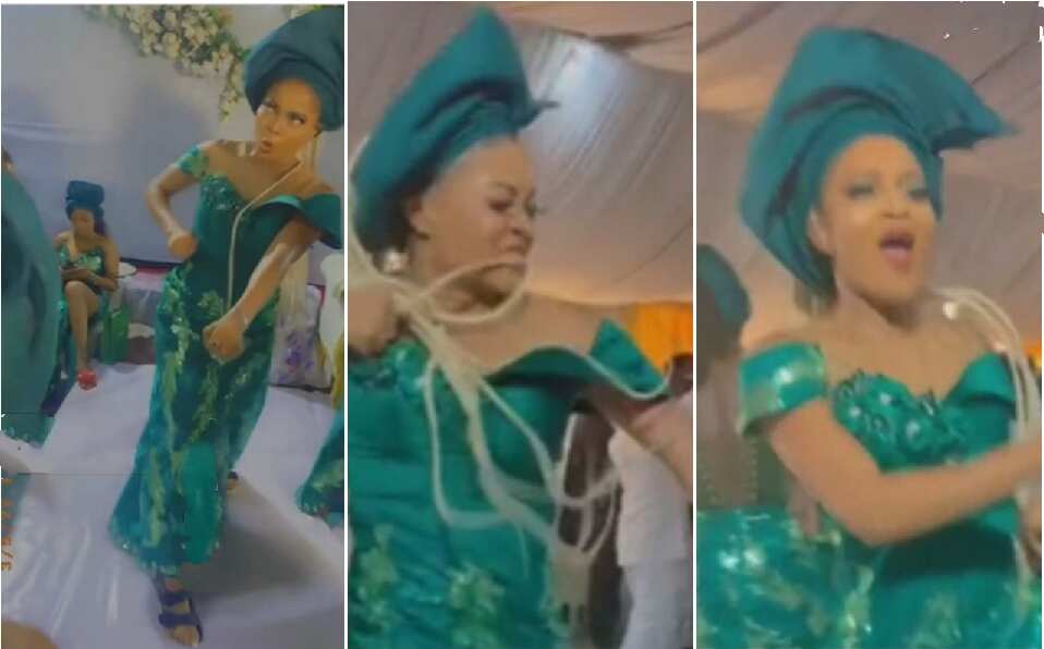 Are they high? Aso-ebi girls take wedding dance to next level, perform stunning group vibe, video goes viral