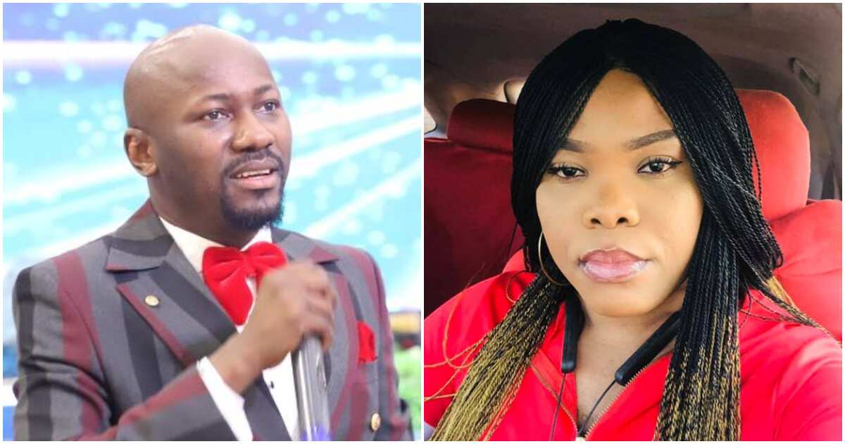 Alleged scandal: Pastor's wife accused of sleeping with Apostle Suleman finally breaks her silence