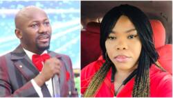 Alleged scandal: Pastor's wife accused of sleeping with Apostle Suleman finally breaks her silence