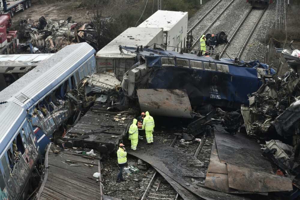 A total of 57 people died after two trains collided on the same line near Larissa on February 28