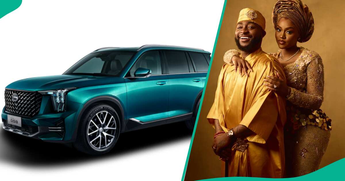 2 cars! See the N150m car given to Davido and Chioma as a wedding gift by GAC