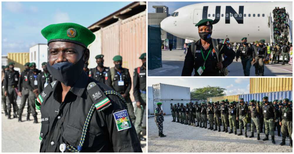 144 Nigerian police officers arrive to boost security in African country