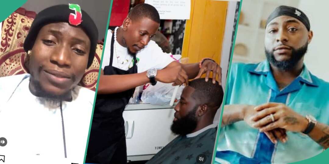 Here's how a Nigerian barber met good fortune after challenging singer Davido