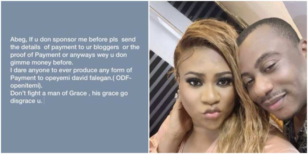 We spend the money you gave him together, Nkechi Blessing writes lady involved with her lover