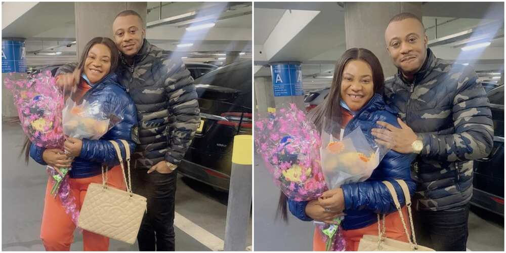 Actress Nkechi Blessing and her man