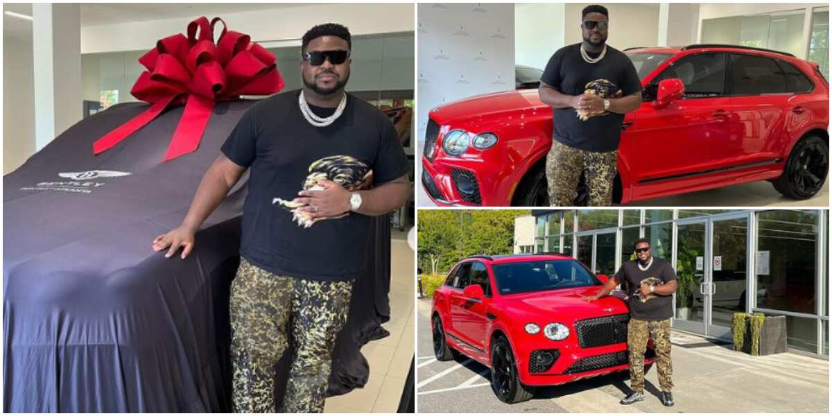 See N90m Bentley Bentayga car Davido's brother just acquired, photos of car wow many