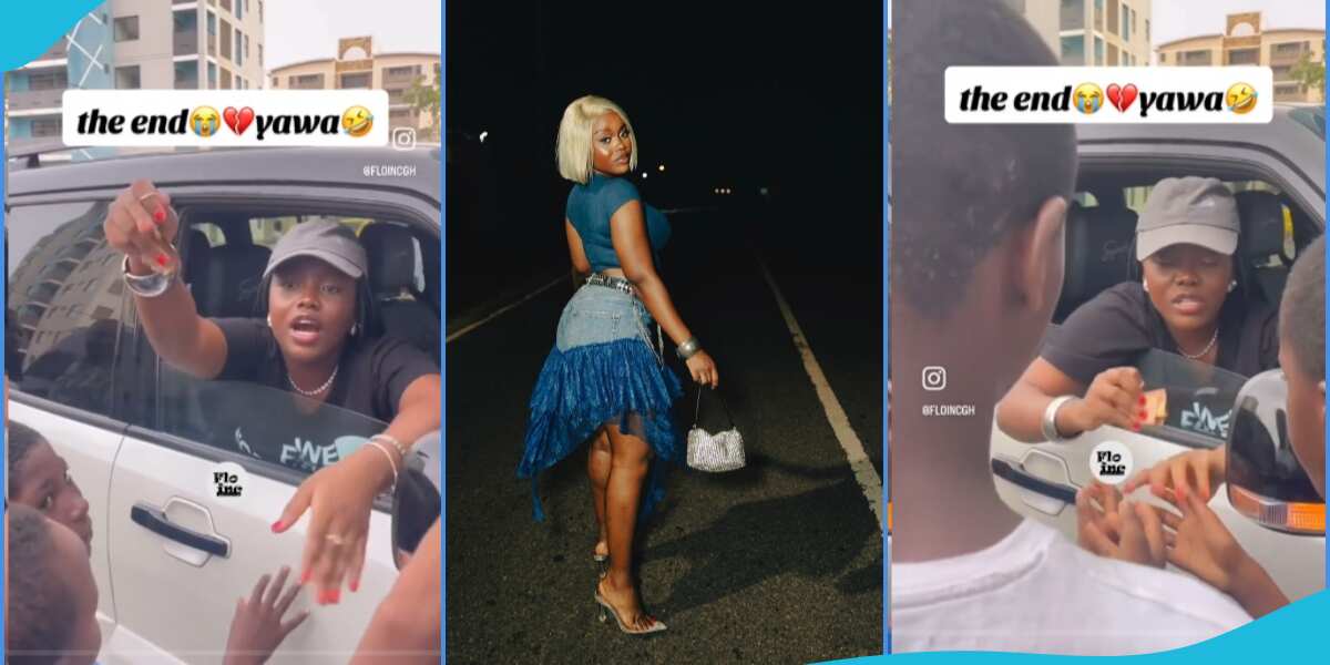 You won’t believe how Ghanaians reacted after singer Gyakie gave 5 street kids N4k to share