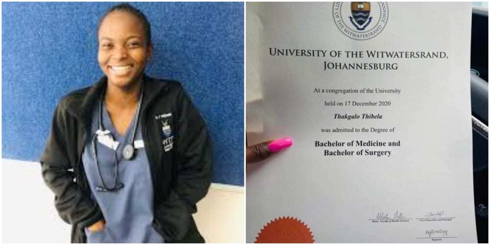 Beautiful lady celebrated as she becomes the youngest medical doctor at 21