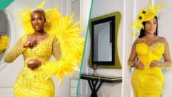 Real Warri Pikin, Iyabo Ojo, 4 other celebs give fashion goals in yellow attire, look ravishing