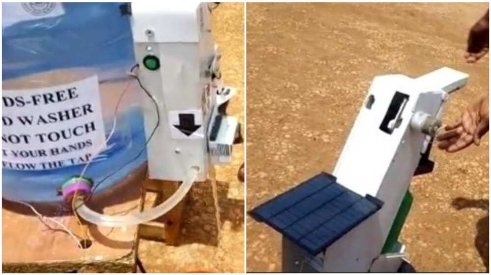 The handwasher also uses solar technology to power its sensor. Photo source: BBC