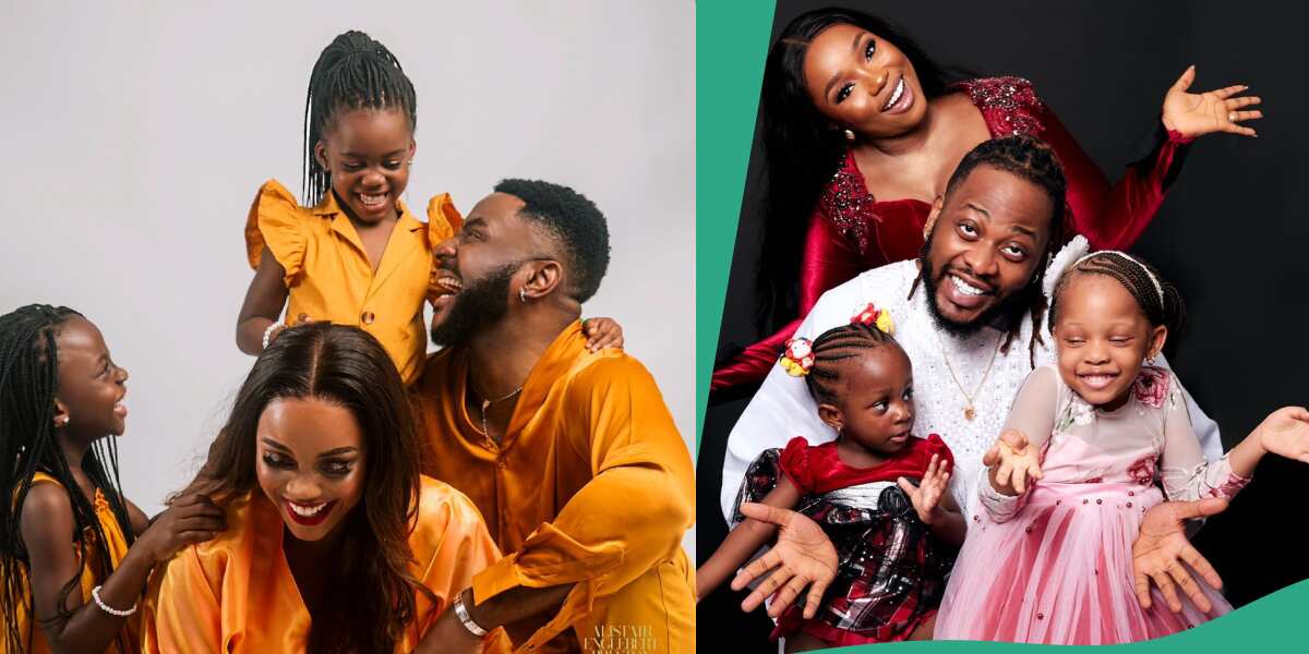 See lovely photos of ex-BBNaija housemates on beautiful matching Christmas outfits