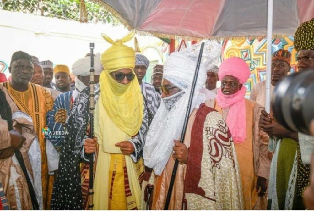 Tsohon sarkin Kano Muhammadu Sanusi II ya ziyarci sabon sarkin Zazzau, Nuhu Bamalli