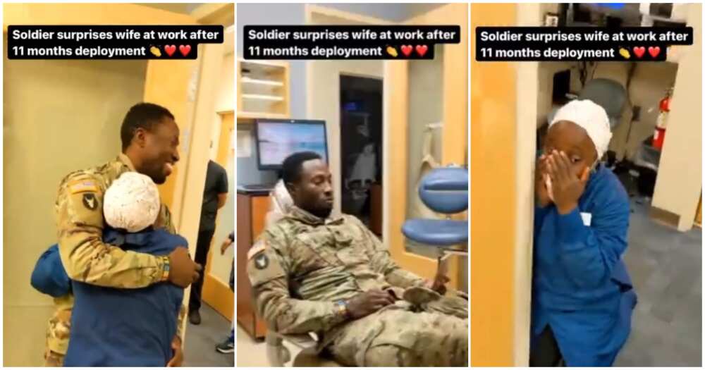 Damilare Oyemomi, Elizabeth, Nigerian man in US army, workplace