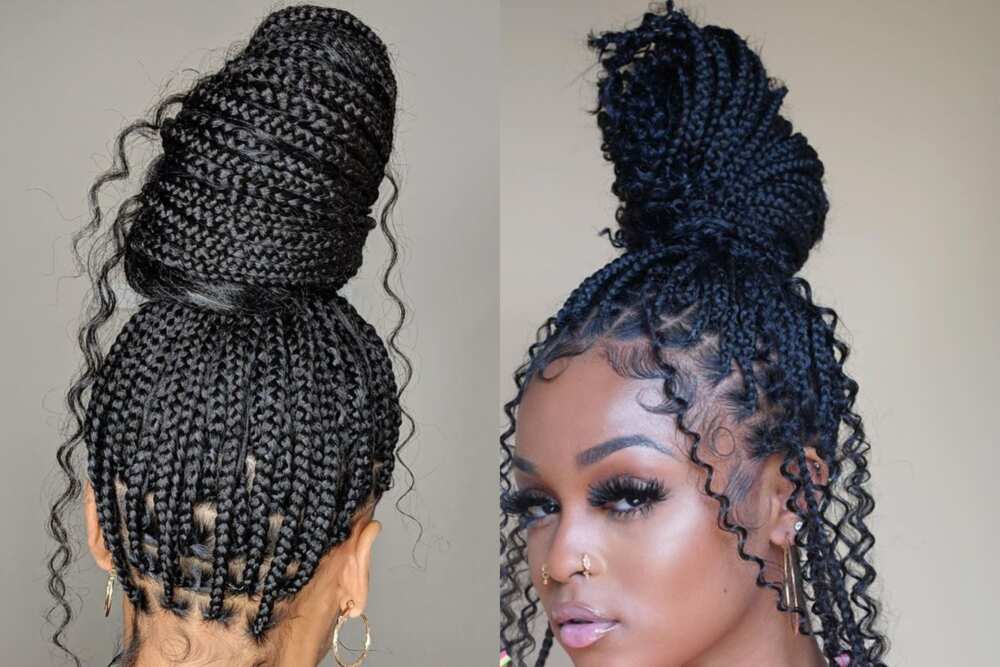 goddess braids styles