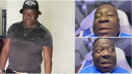 "You won comot my teeth?" Mr Ibu scared as he visits dentist, white and sparkling transformation wows netizens