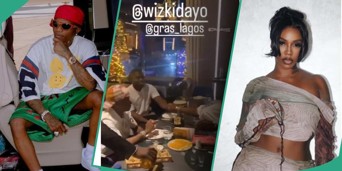 See video of Wizkid and Tiwa Savage on dinner date that has got Nigerians talking