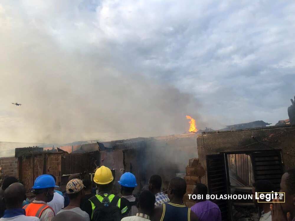 One feared dead as gas station catches fire in Lagos
