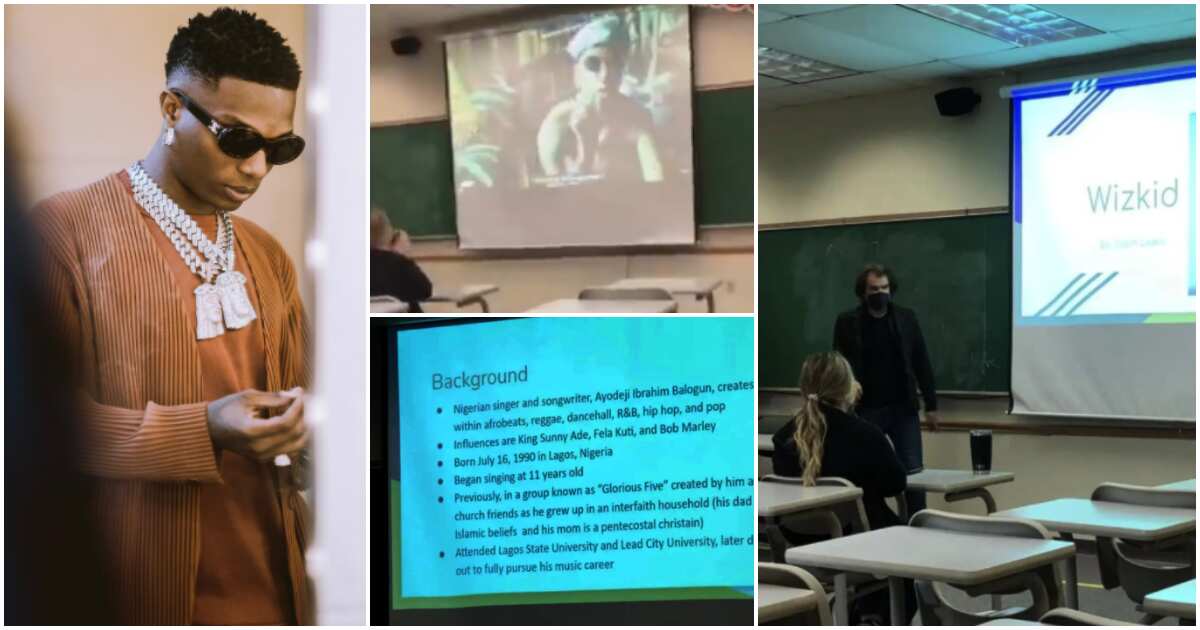 Photos, videos go viral as singer Wizkid is being studied in US university, Nigerians react