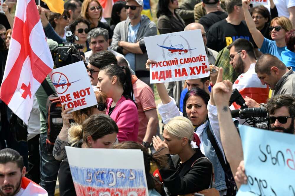 The Georgian government faces accusations of covertly cooperating with the Kremlin The Georgian government faces accusations of covertly cooperating with the Kremlin